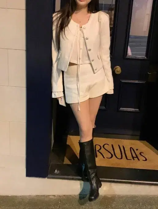 리즈 더위시 Sophia tweed jacket(아이보리)